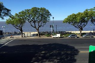 03 View Of Rio de la Plata And The Street From Aeroparque Internacional Jorge Newbery Airport Buenos Aires
